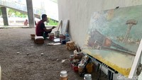 Berbagai aspek dilukiskan para pelukis, tidak terlepas wujud kereta api lampau di daerah Karawang.