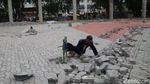 Progres Pembangunan Alun-alun Kota Bekasi Sudah 50% Lho