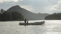 Wisatawan juga bisa menyusuri kolongnya dengan jasa perahu yang disediakan penduduk lokal. Jalur terbaik adalah melalui hutan mangrove. Di sana, wisatawan akan melihat kampung dan gereja terapung Enggros dengan keramahan penduduknya. Yudha Maulana/detikcom