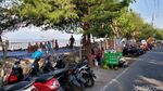 Begini Ramainya Pantai Kenjeran Saat Akhir Pekan