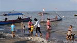 Begini Ramainya Pantai Kenjeran Saat Akhir Pekan