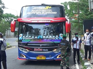 Tak Patuhi Ganjil Genap, Puluhan Bus Pariwisata Gagal Masuk Gunungkidul