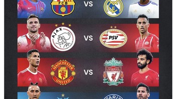 Selain laga El Clasico, malam ini banyak pertandingan tak kalah menarik, seperti MU vs Liverpool maupun Inter Milan vs Juventus. Foto: Internet