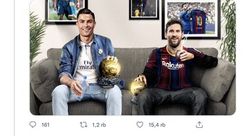 Statistik duo Goat ini sungguh luar biasa dicapai oleh pemain lain. Foto: Internet