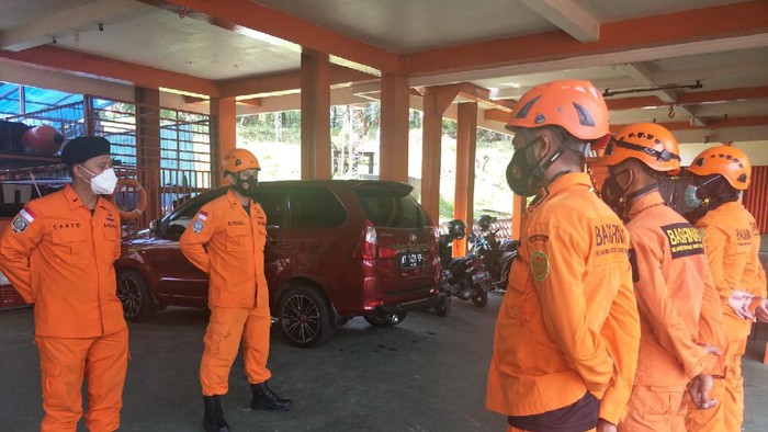 Lokasi tanah longsor yang terjadi di area tambang di Kabupaten Kukar