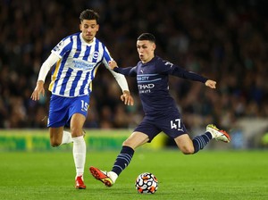 Brighton Vs Man City: Foden 2 Gol, Citizens Menang 4-1