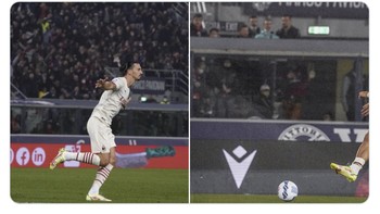 Gol tersebut menjadi gol pengunci kemenangan bagi tim asuhan Stefano Pioli ini. Foto: Istimewa