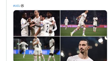 Cara khas Ibra, ia bikin gol bunuh diri biar pertandingan menarik. Foto: Istimewa