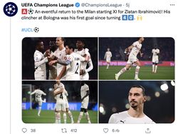 Meme Lord Ibrahimovic, Gol Bunuh Diri Pertama Tapi AC Milan Masih Menang