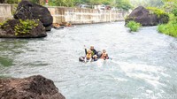 Pihak pengelola berharap agar wisata river tubing di Desa Sendangdalem tersebut semakin dikenal sehingga banyak pengunjung yang datang. (Rinto Heksantoro/detikcom)