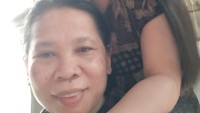 Suwarsih Asih atau yang lebih akrab disapa Uteng mendapatkan centang biru setelah bekerja dengan Ashanty. Foto: Instagram Suwarsih Asih
