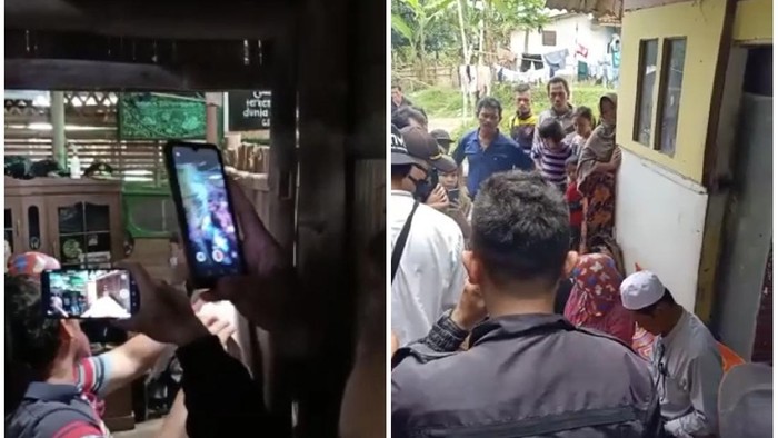 Warga geruduk rumah pria di Sukabumi yang gabungkan simbol dua agama