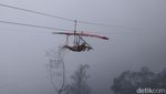 Uji Nyali di Zipline Gunung Telomoyo Magelang