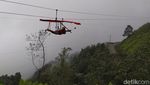 Uji Nyali di Zipline Gunung Telomoyo Magelang