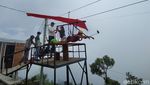 Uji Nyali di Zipline Gunung Telomoyo Magelang