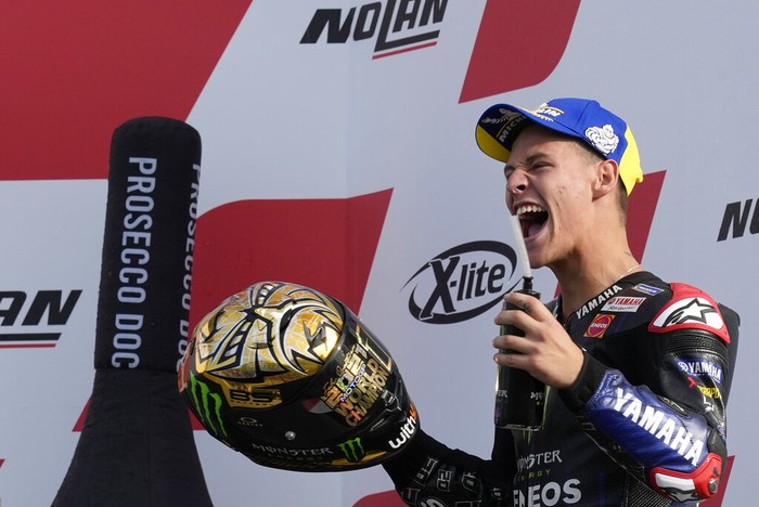 Rider Yamaha, Fabio Quartararo, sudah mengunci gelar juara dunia MotoGP 2021.