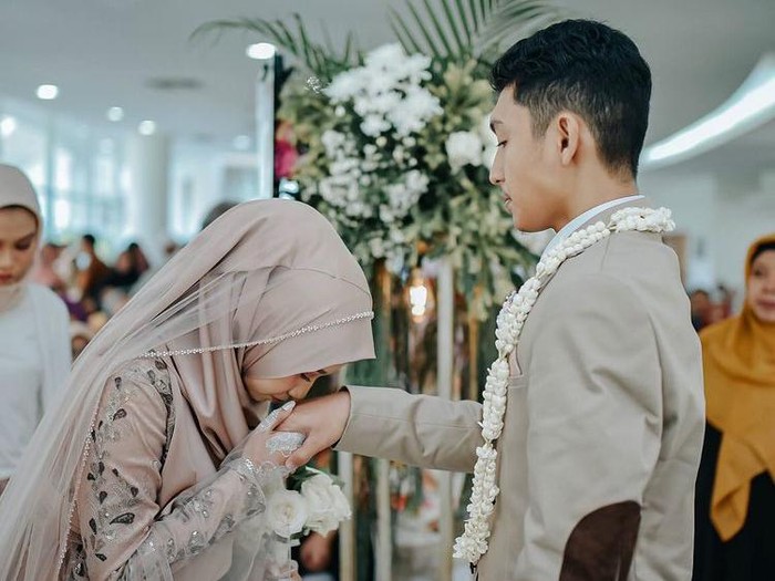 Foto pernikahan Rifa dan Aryo. Foto: Dok/Rifa Azizah Maizan.