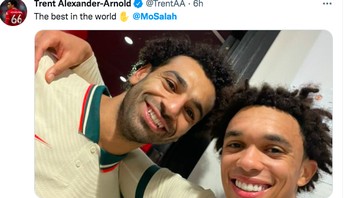 Trent Arnold pun menyebutnya pemain terbaik dunia saat ini. Foto: Twitter