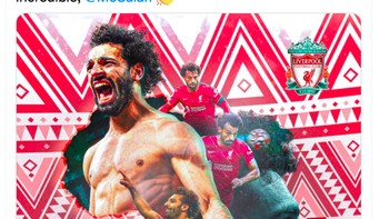 Selamat, Mo Salah! Foto: Twitter