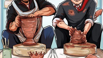 Ole frustrasi sendiri karena tak mampu meracik timnya sama sekali, jauh jika dibandingkan Jurgen Klopp. Foto: Twitter