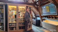 Salah satu sudut museum di lantai atas
