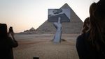 Pertama Kalinya! Piramida Giza Jadi Lokasi Pameran Seni