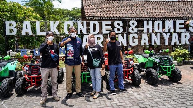Sandiaga Uno di Desa Wisata Karanganyar, Magelang.
