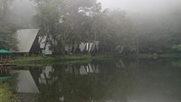 Lokasi Telaga Warna yang berada di dataran tinggi membuat telaga ini memancarkan panorama asri pegunungan dengan pemandangan indah. Telaga tersebut diperkirakan memiliki luas kurang lebih 1,5 hektar yang dikelilingi oleh pepohonan rindang. (dok. Pribadi Azril Shiva/@frameofnjdrl)