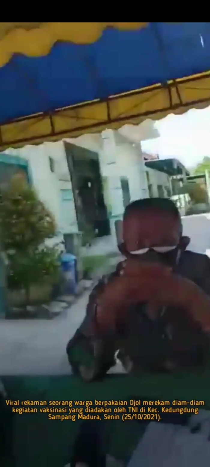 Viral Video Pria Enggan Divaksin di Sampang hingga Disebut FPI