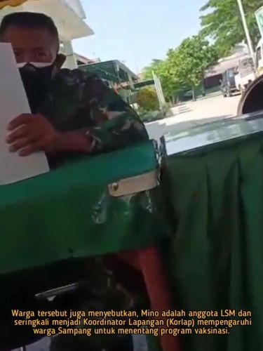 Viral Video Pria Enggan Divaksin di Sampang hingga Disebut FPI Viral Video Pria Enggan Divaksin di Sampang hingga Disebut FPI