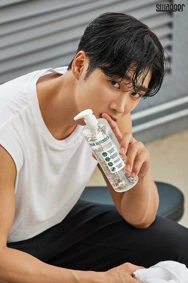 Ahn Bo Hyun pun didapuk sebagai model untuk brand grooming Swagger. Penggemar dapat melihat penampilan terbarunya sebagai detektif dalam drama Korea besutan Netflix, My Name. Foto: dok Swagger