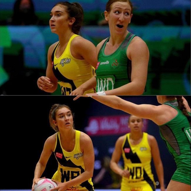 Ini momen Alicia di lapangan yang dibanggakan ayahnya di Instagram. Foto: Instagram @paulscholesaaa