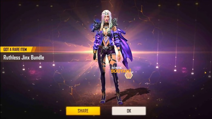 Event Free Fire Suguhkan Harga Murah untuk Bundle Ruthless Jinx