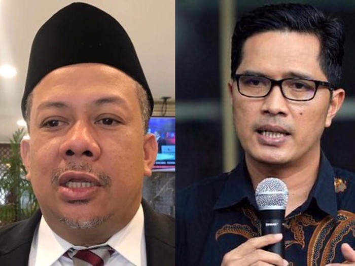 Fahri Hamzah dan Febri Diansyah