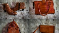 Keunggulan kulitnya yang lebih keras dan kuat menjadikan material kulit buaya banyak dicari untuk dijadikan beragam benda seperti tas, sepatu, dompet dan lain-lainnya.