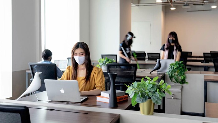 Ilustrasi co-working space.