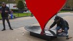 Ini Monumen Simbol Cinta untuk Para Nakes