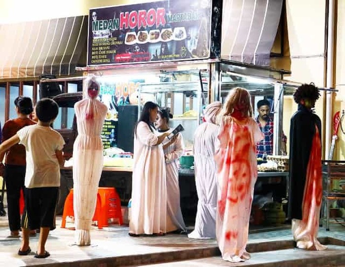 Hii Seram! 5 Tempat Makan Ini Berkonsep Horor, Ada Kuntilanak dan Pocong