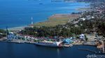 Keindahan Kota Sorong dari Udara