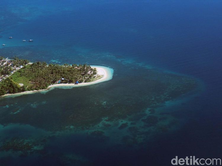 Keindahan Kota Sorong dari Udara