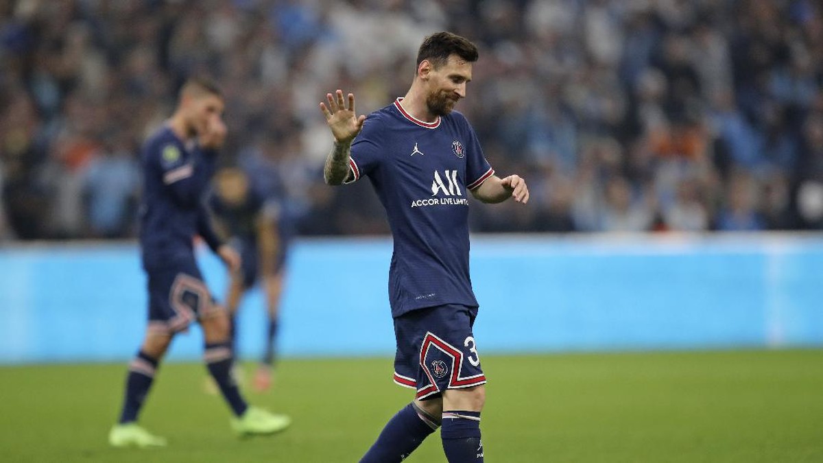 Lionel Messi terkucilkan di sektor serangan PSG. (Foto: AP/Daniel Cole)