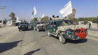 Taliban kembali berkuasa di Afghanistan sejak Agustus tahun lalu, dan membentuk pemerintahan interim yang dipimpin oleh Mohammad Hasan Akhund, yang menjabat Menteri Luar Negeri pada periode kekuasaan pertama Taliban berpuluh-puluh tahun lalu. (AP Photo/Abdul khaliq)