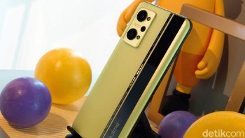 Untuk harganya akan diumumkan 3 November 2021, Realme menjanjikan terjangkau dibandingkan ponsel sekelasnya. Foto: Adi Fida Rahman/detikINET
