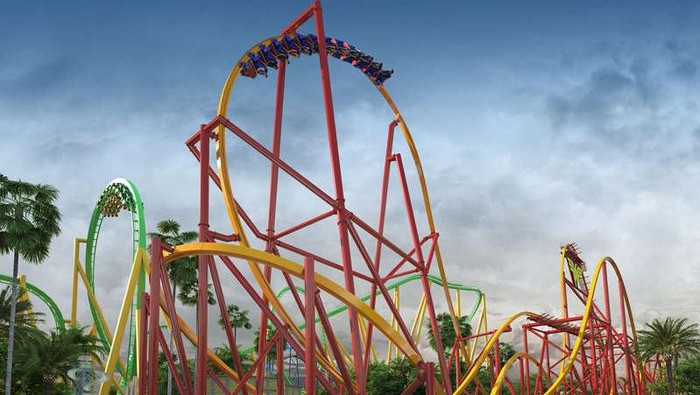 Roller coaster terpanjang dan tertinggi di dunia