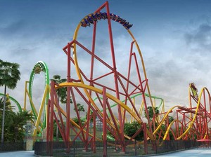 Keren! Roller Coaster Tertinggi dan Terpanjang di Dunia Segera Dibuka