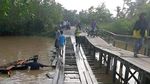 Tolong! Kondisi Jembatan di Riau Ini Memprihatinkan-Bahayakan Warga