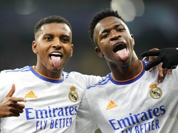 Real Madrid dihuni banyak gelandang muda seperti Antonio Blanco (22 tahun), Camavinga (20 tahun), Brahim Diaz (23 tahun), Renier (21 tahun), serta duo penyerangnya Vinicius (23 tahun) dan Rodrygo (22 tahun) (AP/Efrem Lukatsky)
