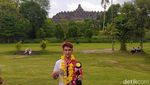 Foto: Berlari 51 Km Demi 20.000 Buku Cerita Relief Candi Borobudur