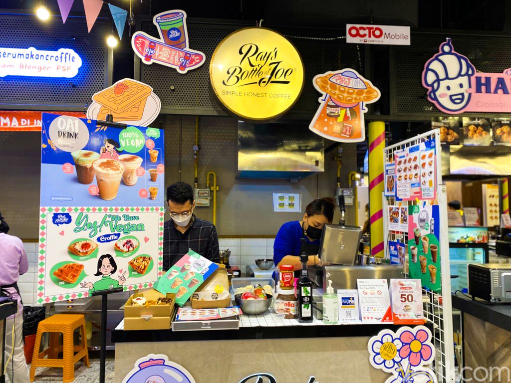 Croffle Festival 'K-Roffest' di Hub Life, Jakarta Barat. Ada 21 gerai croffle populer dan menawarkan varian unik,