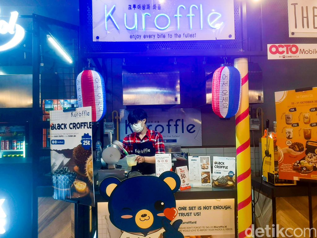 Croffle Festival 'K-Roffest' di Hub Life, Jakarta Barat. Ada 21 gerai croffle populer dan menawarkan varian unik,